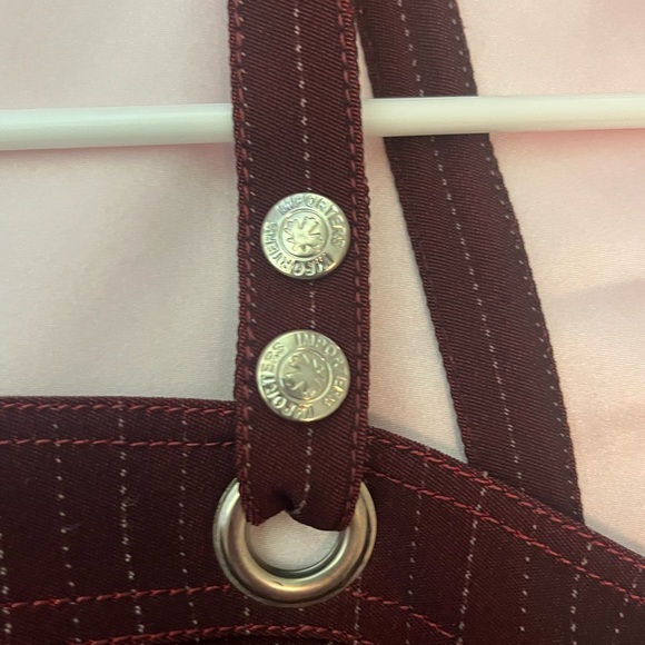 Vintage 90s Pinstriped Top - Picture 7 of 8